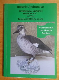 Tassidermia: Nozioni e tecniche VOL. 1: Uccelli - Imbalsamazione di una alzavola anellata (Edizione 2023)