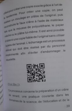 Alternative view of Préparation des crânes d’animaux en français ed 2025