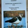 Taxidermy, notions and techniques vol1, birds, preparing a lapwing, 2025 edition