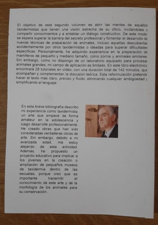 Taxidermia: vol. 2 Mamíferos Embalsamamiento de un zorro edición 2024 - immagine 3