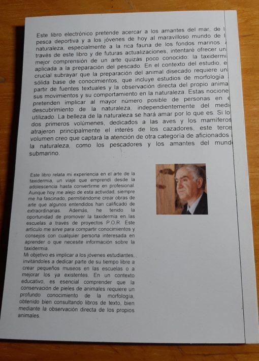 Taxidermia, conceptos y técnicas volumen 3 preparación de un pez morena edición 2024. - immagine 3