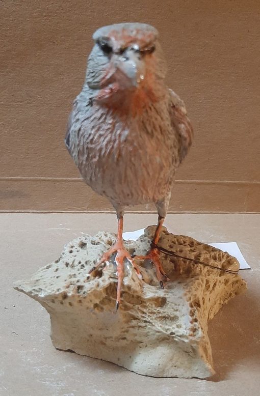 Trombettiere in scultura di argilla - immagine 3