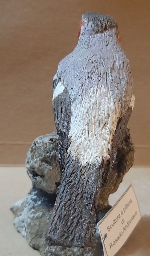 Ciuffolotto in scultura di argilla - immagine 4