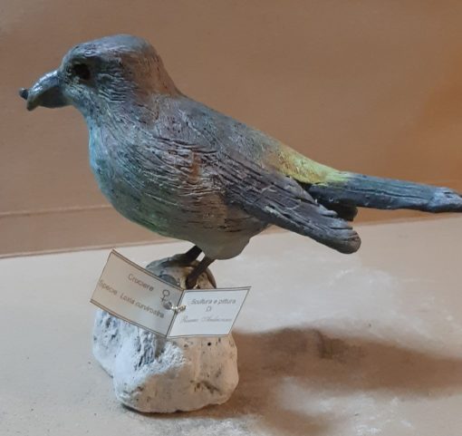 Crociere femmina in scultura di argilla