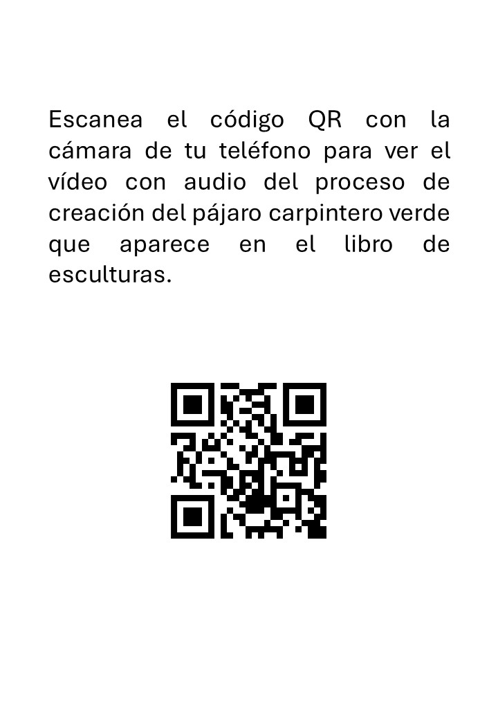 De la taxidermia a la escultura. Escultura de un pájaro carpintero verde - immagine 3