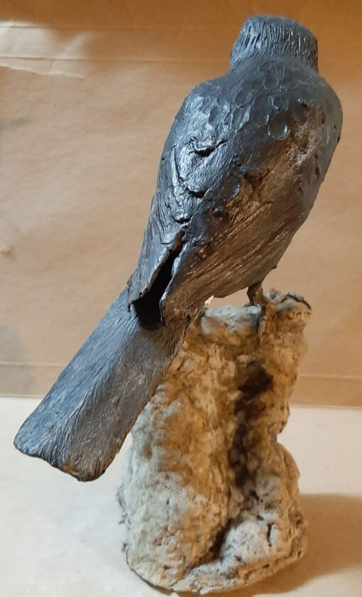 Storno nero in scultura di argilla - immagine 4
