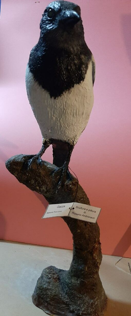 Gazza in scultura di argilla - immagine 3