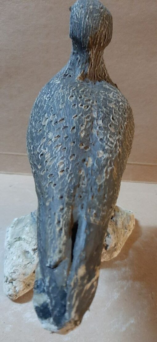 Piro piro culbianco in scultura di argilla - immagine 4
