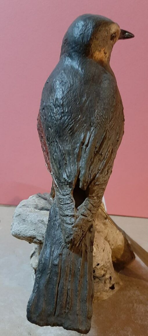 Tordo sassello in scultura di argilla - immagine 4