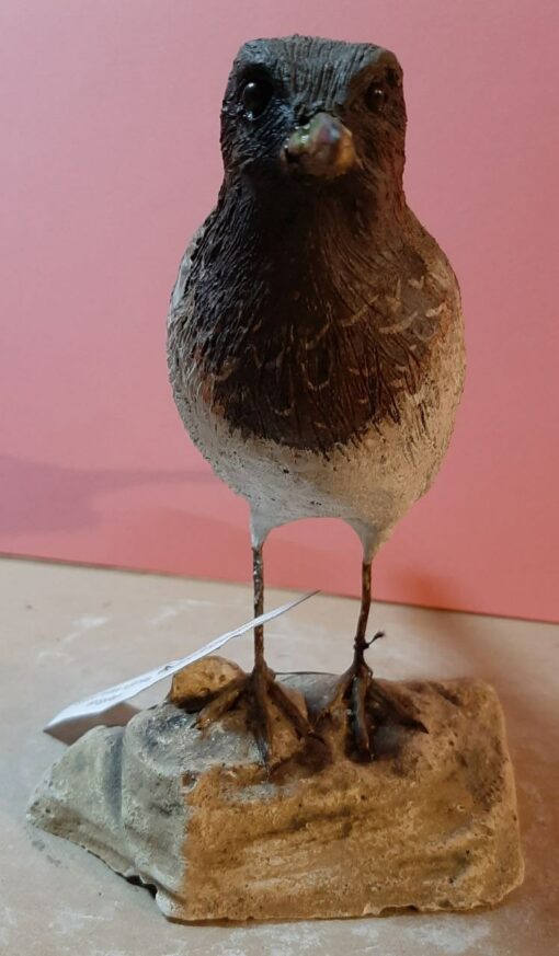 Tordo golanera in scultura di argilla - immagine 3