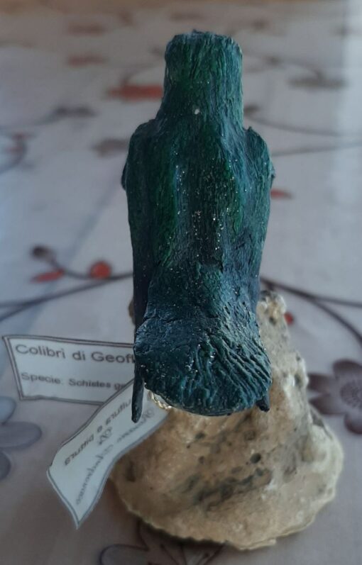 Colibrì di Geoffroy, in scultura di argilla - immagine 4