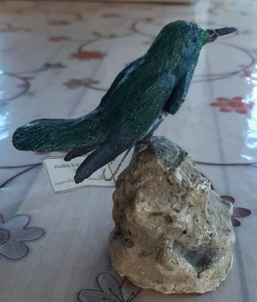 Colibrì di Geoffroy, in scultura di argilla - immagine 2