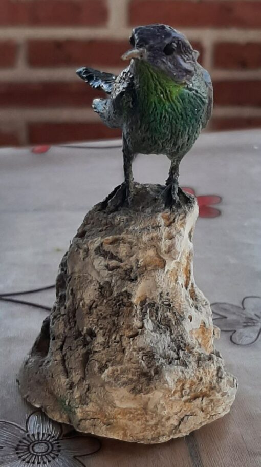 Colibrì n2, in scultura di argilla - immagine 3