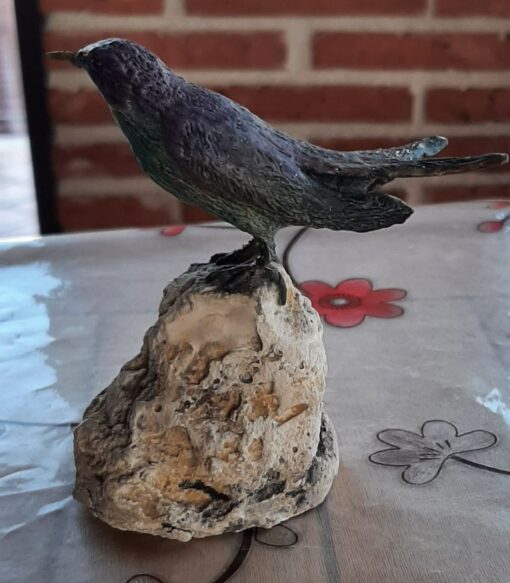 Colibrì n2, in scultura di argilla - immagine 2