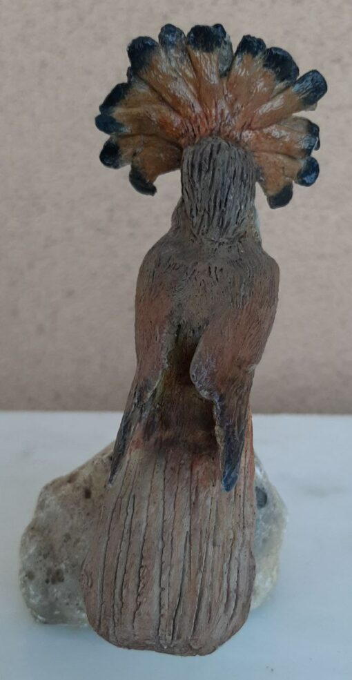 Uccello esotico n3, in scultura di argilla - immagine 4