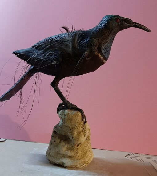 Paradisea becco a fucile i in scultura di argilla - immagine 2