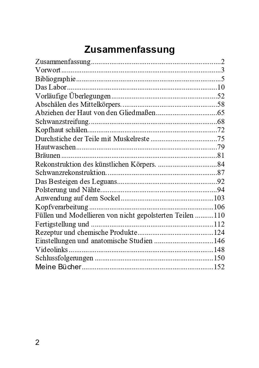 Taxidermie, Reptilien, Präparation eines Leguans - immagine 4